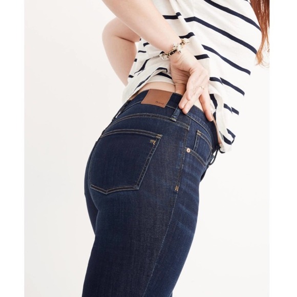 NEW Madewell 9" Mid-Rise Skinny Jeans Larkspur 1X/2X - Picture 3 of 12
